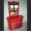 Miroir en rotin